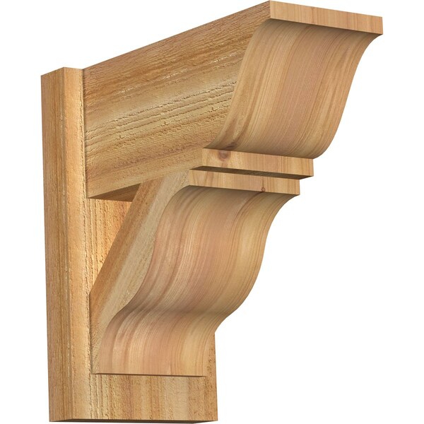 Ekena Millwork Funston Traditional Rough Sawn Outlooker, Western Red Cedar, 8"W x 16"D x 16"H OUT08X16X16FST01RWR - main